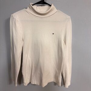 Tommy Hilfiger Women’s Cream Turtleneck - Sz L EUC